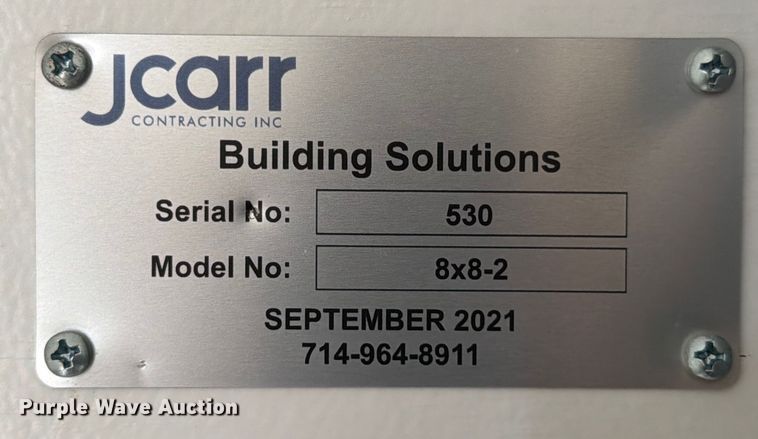 image for item DV5012 2021 Jcarr 8x8-2 portable office