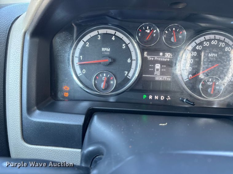 image for item DW7478 2012 RAM 1500 Ext. Cab pickup truck