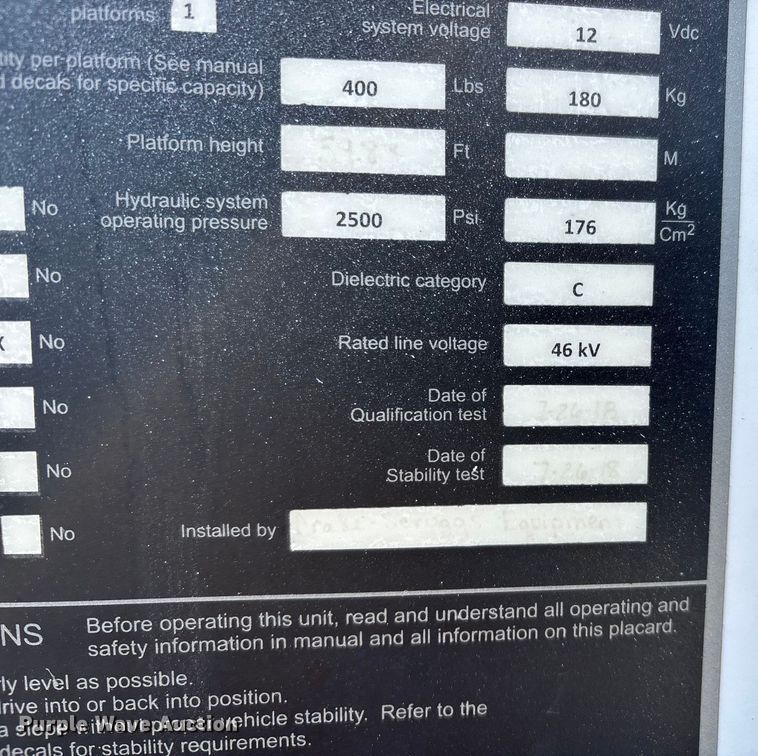 image for item DW7479 2022 RAM 5500HD bucket truck