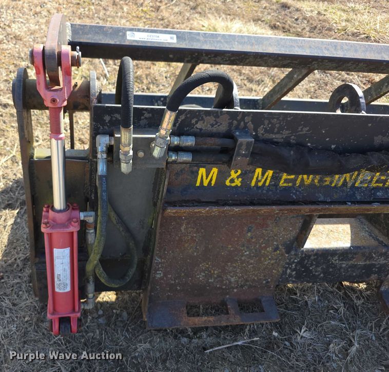 image for item DZ3708 M&M Hydra Rake skid steer grapple bucket