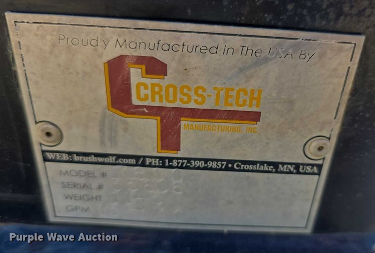 image for item DZ3709 Cross Tech 7800 skid steer rotary mower