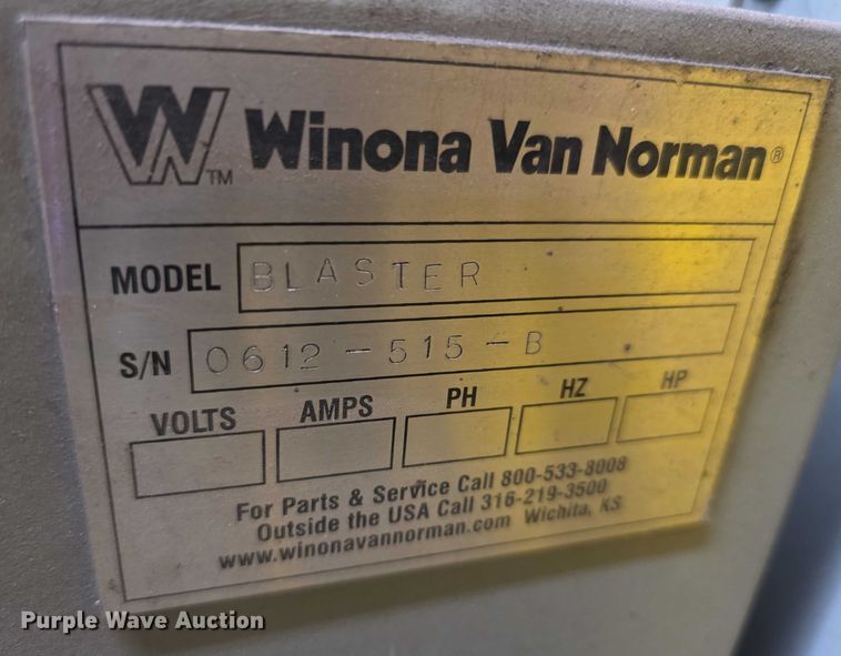 image for item DZ3815 Winona Van Norman Blaster sand blaster