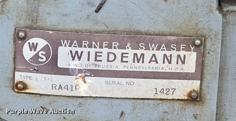 image for item DZ3823 Wiedemann RA41R punch press