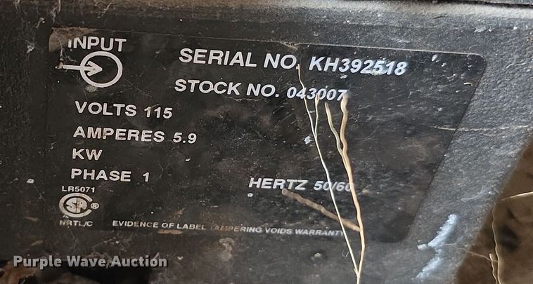 image for item DZ3824 Miller Resistance SSW2020ATT welder