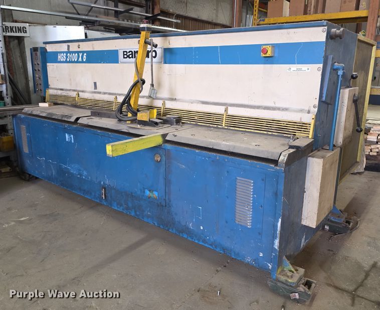 image for item DZ3826 10ft Barcorp  HGS3100X6 metal brake