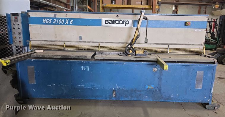 image for item DZ3826 10ft Barcorp  HGS3100X6 metal brake