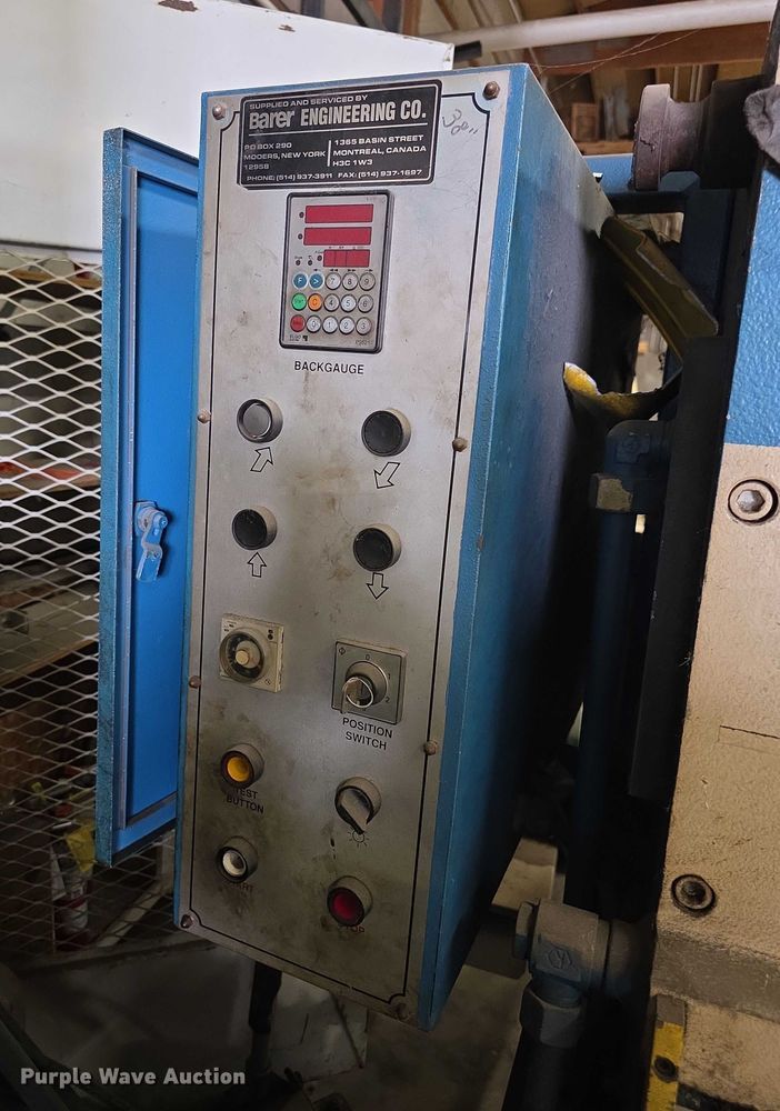 image for item DZ3826 10ft Barcorp  HGS3100X6 metal brake