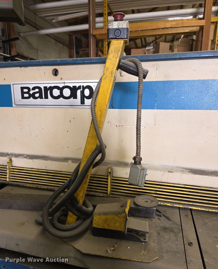 image for item DZ3826 10ft Barcorp  HGS3100X6 metal brake