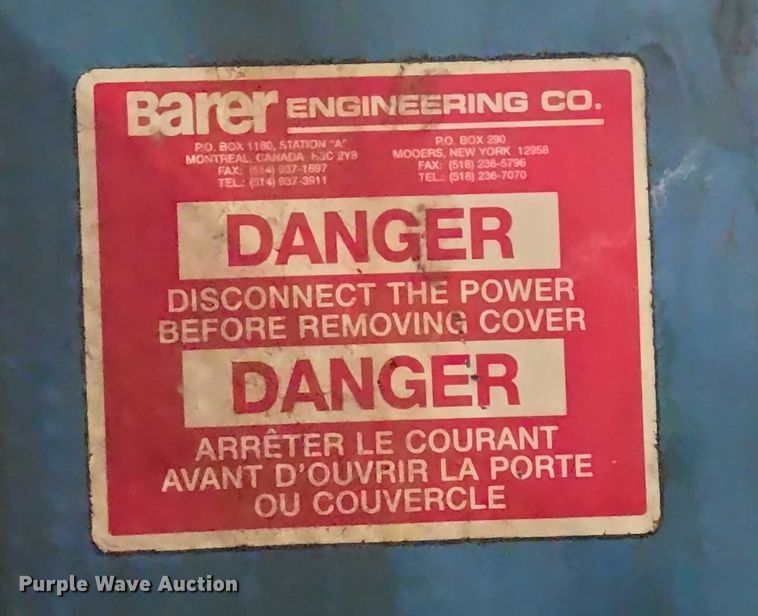 image for item DZ3826 10ft Barcorp  HGS3100X6 metal brake