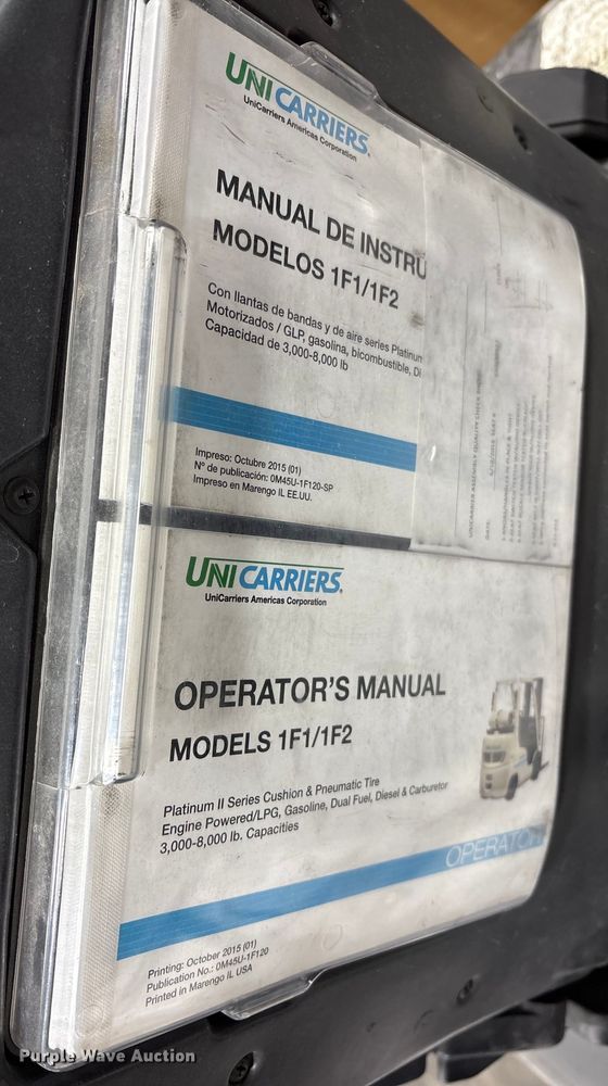 image for item EA7923 2016 UniCarriers PF50 forklift