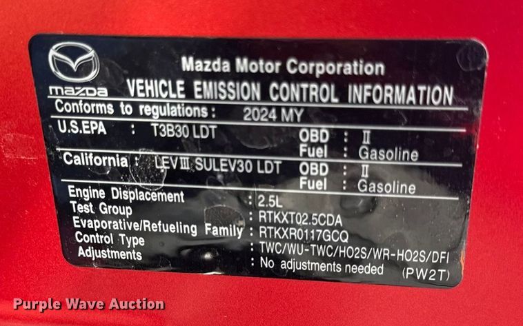 image for item EC4559 2024 Mazda CX-5 SUV