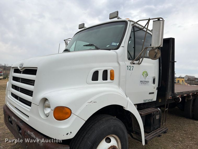 image for item ED5129 2000 Sterling L-Line flatbed truck