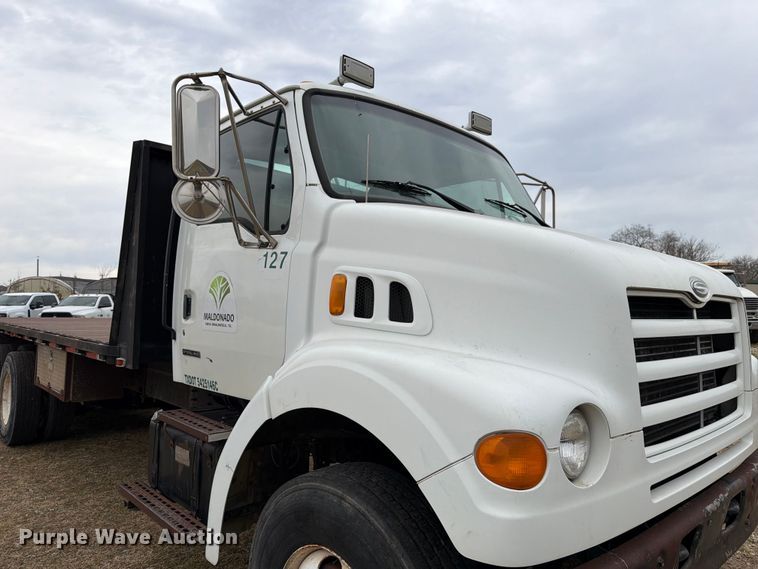 image for item ED5129 2000 Sterling L-Line flatbed truck