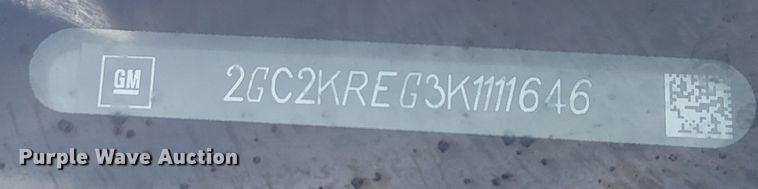 image for item EE5160 2019 Chevrolet Silverado 2500HD Ext. Cab pickup truck