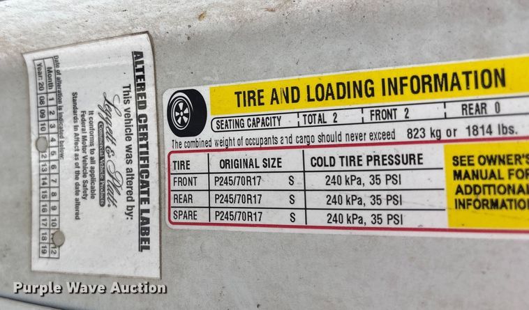 image for item EF1000 2012 Chevrolet Express 1500 van