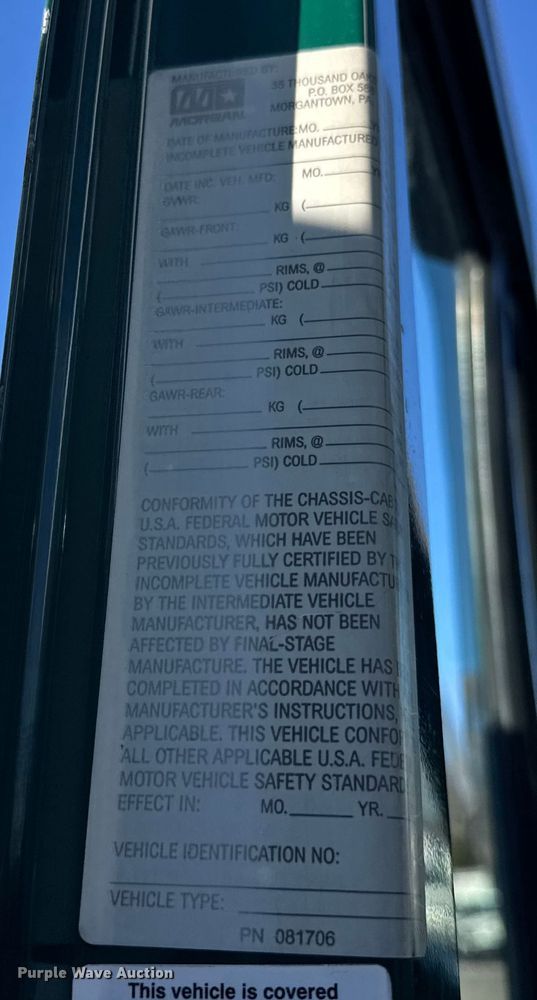 image for item EF2307 2006 International 4300 box truck