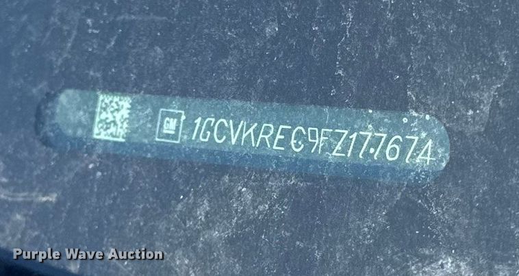 image for item EF2425 2015 Chevrolet Silverado 1500 Ext. Cab pickup truck