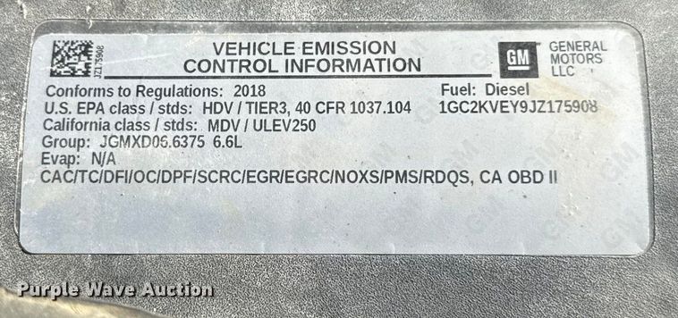 image for item EF2428 2018 Chevrolet Silverado Ext. Cab pickup truck