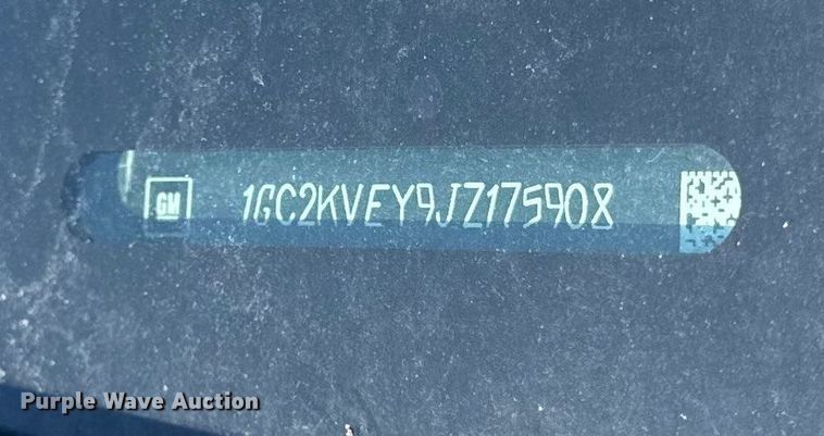 image for item EF2428 2018 Chevrolet Silverado Ext. Cab pickup truck