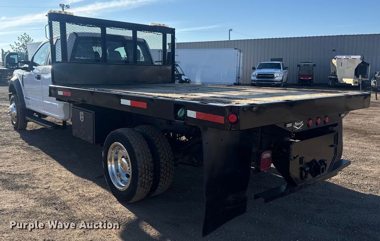 image for item EG2043 2018 Ford F450 Super Duty XL Ext. Cab flatbed pickup truck