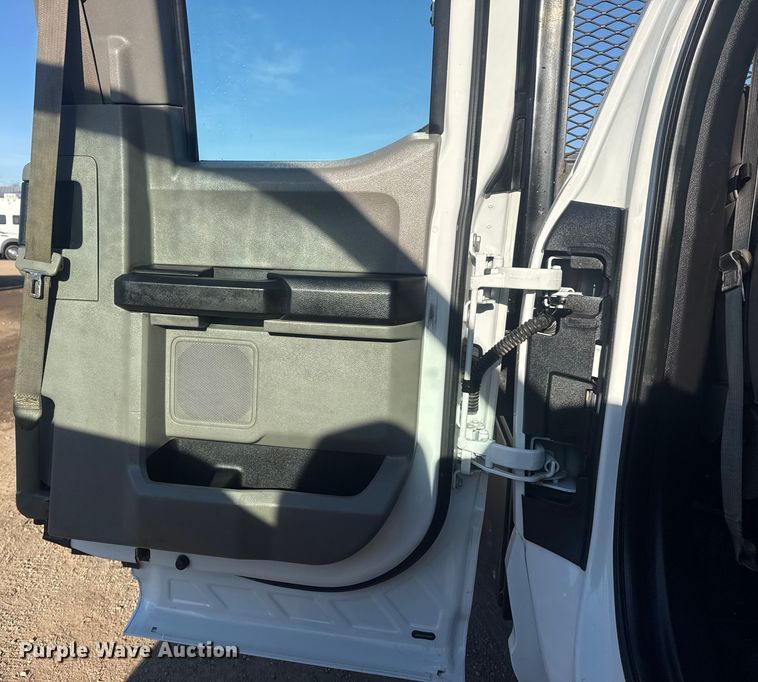 image for item EG2043 2018 Ford F450 Super Duty XL Ext. Cab flatbed pickup truck