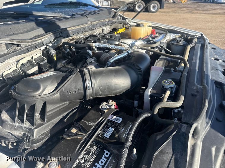 image for item EG2043 2018 Ford F450 Super Duty XL Ext. Cab flatbed pickup truck