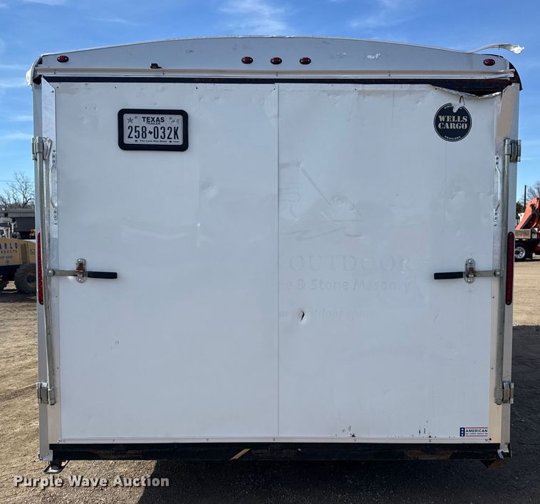 image for item EG2053 2019 Wells Cargo RF8520T3 enclosed cargo trailer