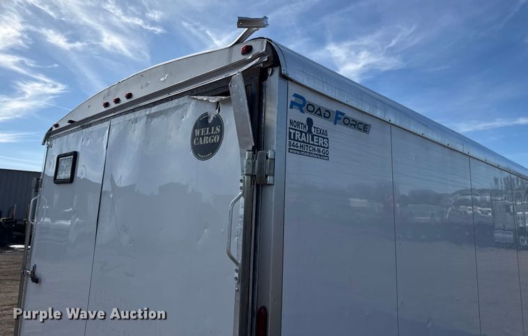 image for item EG2053 2019 Wells Cargo RF8520T3 enclosed cargo trailer