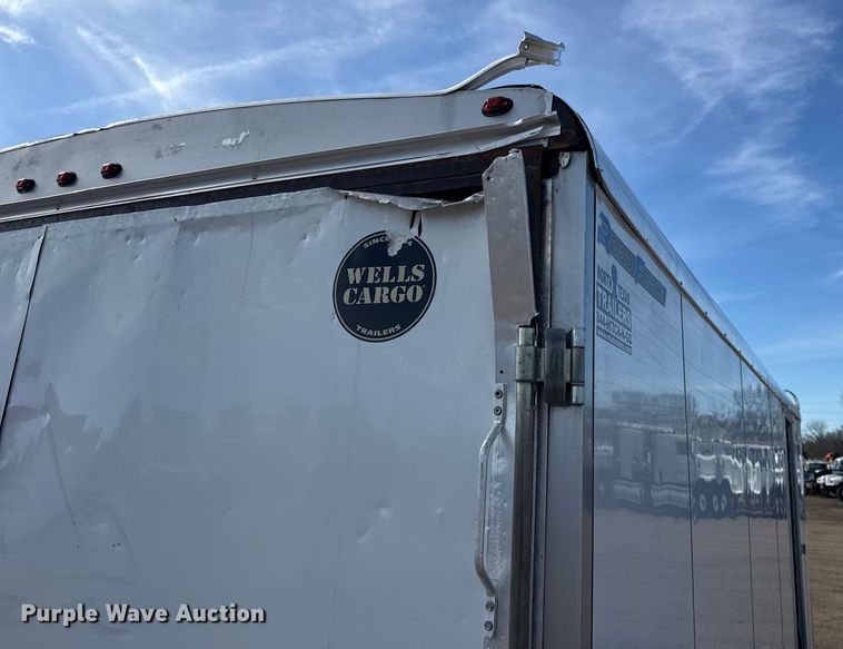 image for item EG2053 2019 Wells Cargo RF8520T3 enclosed cargo trailer