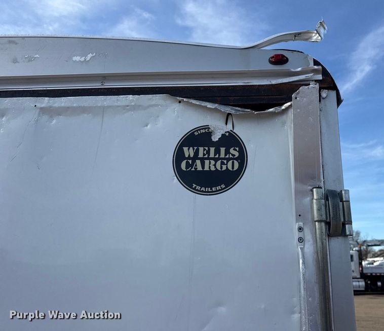 image for item EG2053 2019 Wells Cargo RF8520T3 enclosed cargo trailer