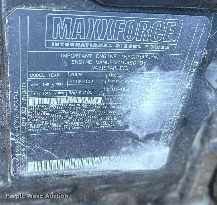 image for item EG2073 2010 International 4300 flatbed truck