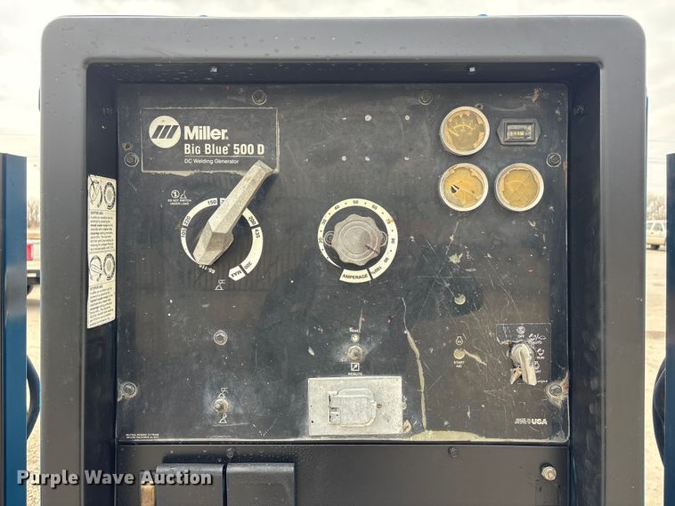 image for item EI5712 2011 Miller Big Blue 500D welder/generator