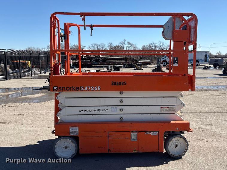 image for item EI5723 2019 Snorkel S4726E ANSI scissor lift
