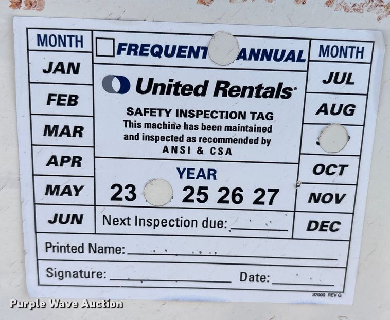 image for item EI5723 2019 Snorkel S4726E ANSI scissor lift