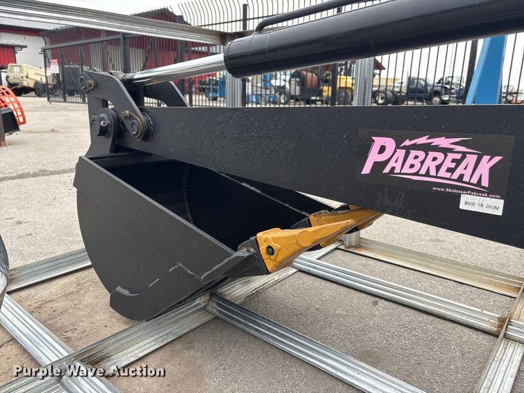 image for item EI5728 2025 Pabreak BE232 skid steer backhoe