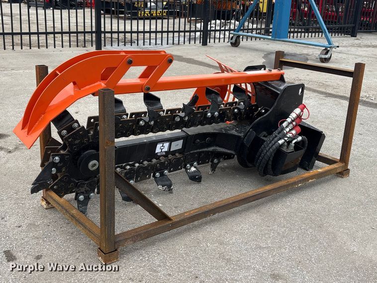 image for item EI5732 2025 Giyi D39 skid steer trencher