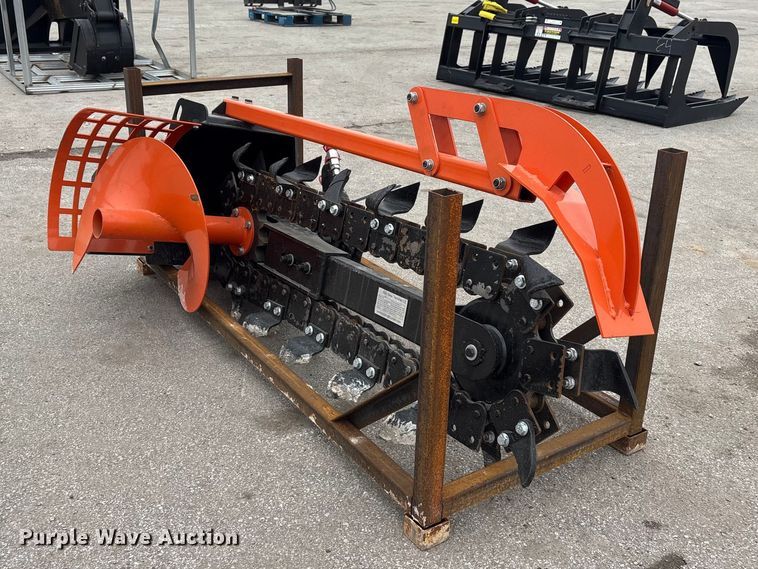 image for item EI5732 2025 Giyi D39 skid steer trencher