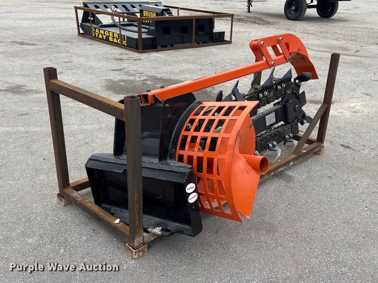 image for item EI5732 2025 Giyi D39 skid steer trencher