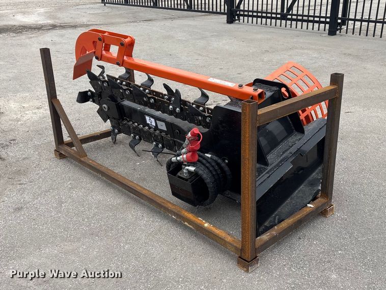 image for item EI5732 2025 Giyi D39 skid steer trencher