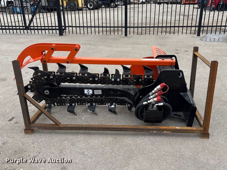 image for item EI5732 2025 Giyi D39 skid steer trencher