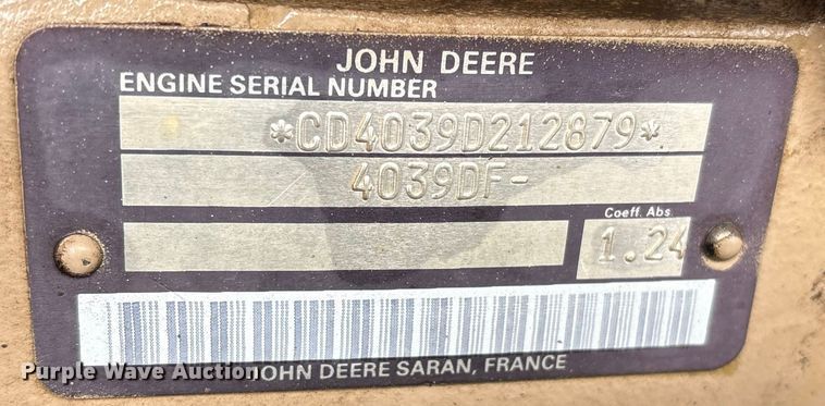 image for item EI5735 1996 LeRoi XQ185DJ-E air compressor