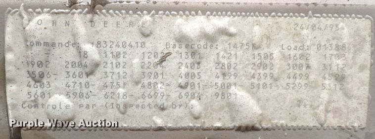 image for item EI5735 1996 LeRoi XQ185DJ-E air compressor