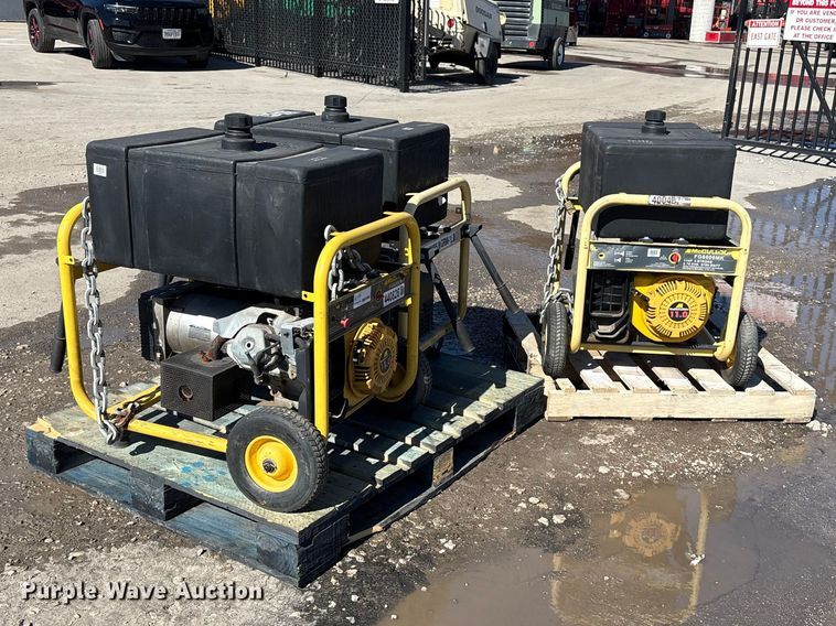 image for item EI5737 (3) McCulloch FG6000MKUD-C generators