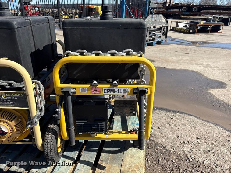 image for item EI5737 (3) McCulloch FG6000MKUD-C generators