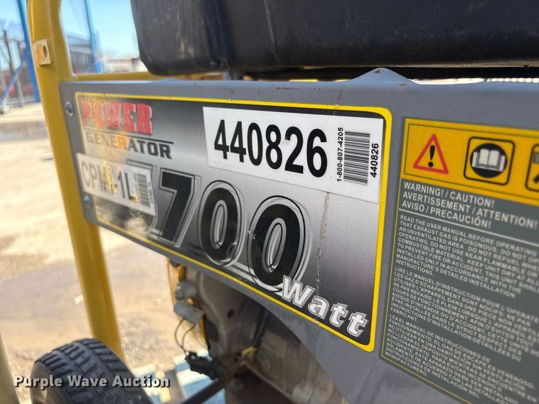 image for item EI5737 (3) McCulloch FG6000MKUD-C generators