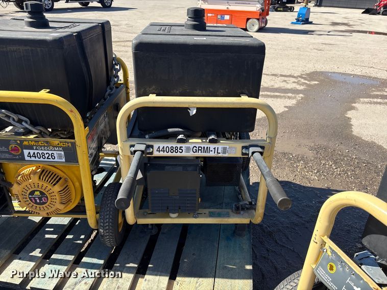 image for item EI5737 (3) McCulloch FG6000MKUD-C generators
