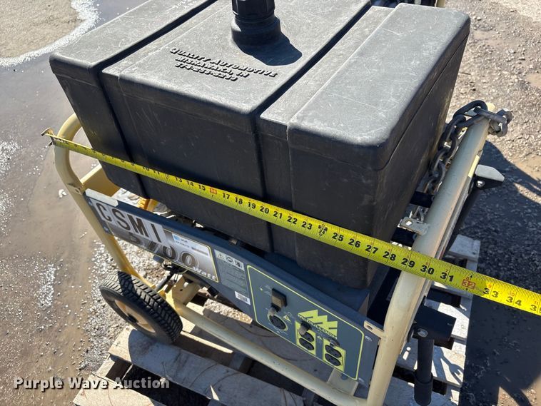 image for item EI5737 (3) McCulloch FG6000MKUD-C generators