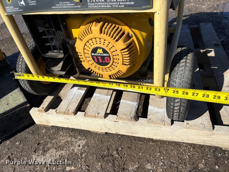 image for item EI5737 (3) McCulloch FG6000MKUD-C generators