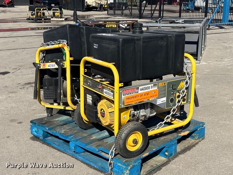 image for item EI5738 (2) McCulloch FG6000MKUD-C generators 