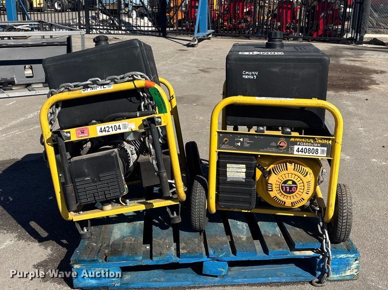 image for item EI5738 (2) McCulloch FG6000MKUD-C generators 